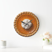Pumpkin Pie Große Wanduhr (Zuhause)