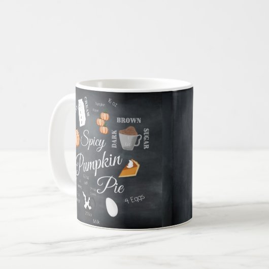 Pumpkin Pie Kaffeetasse (Vorderseite Links)