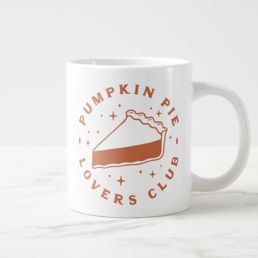 Pumpkin Pie Lovers Club Jumbo-Tasse (Rechts)
