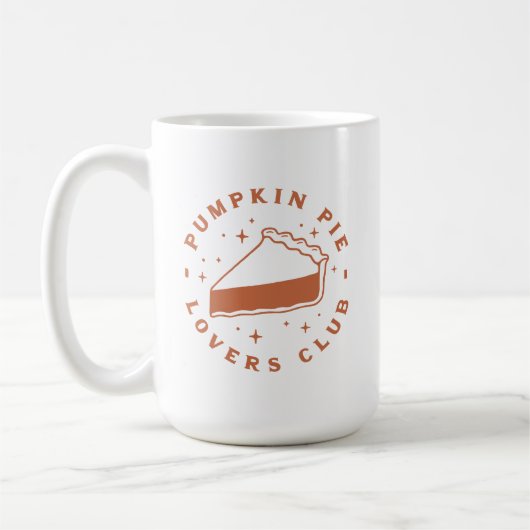 Pumpkin Pie Lovers Club Kaffeetasse (Links)