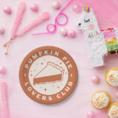 Pumpkin Pie Lovers Club Pappteller (Party)