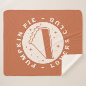 Pumpkin Pie Lovers Club Sherpadecke (Vorderseite (Horizontal))