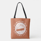 Pumpkin Pie Lovers Club Tasche (Rückseite)