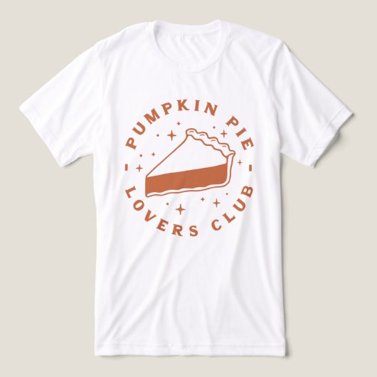 Pumpkin Pie Lovers Club Tri-Blend Shirt (Design Vorderseite)