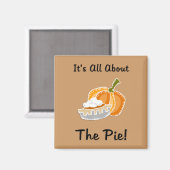 Pumpkin Pie Magnet (Vorderseite/Rückseite)