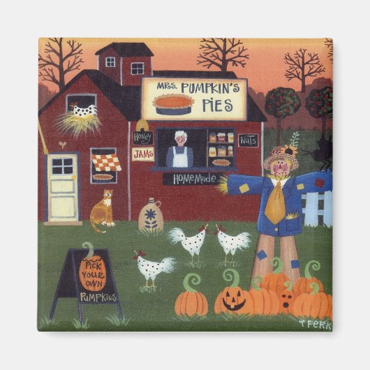Pumpkin Pie Magnet (Vorne)