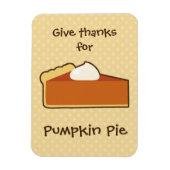 Pumpkin Pie Magnet (Vertikal)