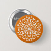 Pumpkin Pie Mandala Button (Vorne & Hinten)