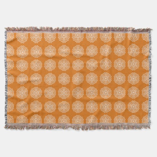 Pumpkin Pie Mandala Decke (Vorderseite)