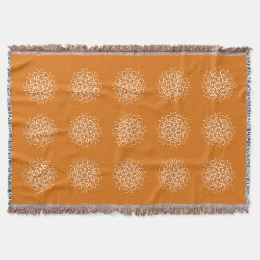 Pumpkin Pie Mandala Decke (Vorderseite)