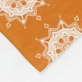 Pumpkin Pie Mandala Fleecedecke (Ecke)