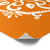 Pumpkin Pie Mandala Poster (Ecke)