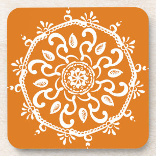 Pumpkin Pie Mandala Untersetzer