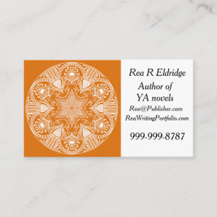 Pumpkin Pie Mandala Visitenkarte