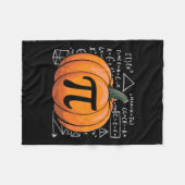 Pumpkin Pie Math Funny Erntedank Pi Day Math Fleecedecke (Vorderseite (Horizontal))