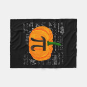 Pumpkin Pie Math Funny Halloween Erntedank Pi D Fleecedecke (Vorderseite (Horizontal))