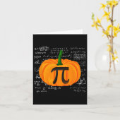 Pumpkin Pie Math Funny Halloween Erntedank Pi D Karte (Gelbe Blume)