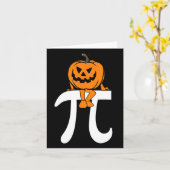 Pumpkin Pie Math Funny Halloween Erntedank Pi D Karte (Gelbe Blume)