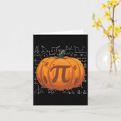Pumpkin Pie Math Funny Halloween Erntedank Pi D Karte (Gelbe Blume)
