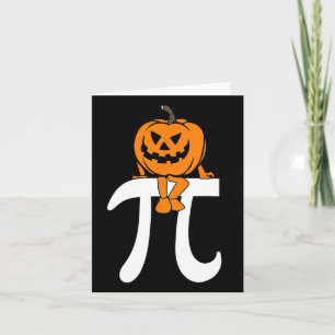 Pumpkin Pie Math Funny Halloween Erntedank Pi D Karte