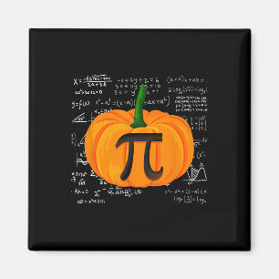 Pumpkin Pie Math Funny Halloween Erntedank Pi D Magnet