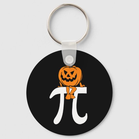 Pumpkin Pie Math Funny Halloween Erntedank Pi D Schlüsselanhänger (Vorderseite)