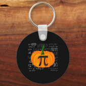 Pumpkin Pie Math Funny Halloween Erntedank Pi D Schlüsselanhänger (Vorderseite)