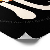 Pumpkin Pie Math Funny Halloween Poster (Ecke)