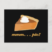 Pumpkin Pie - mmm. . Pie! Postkarte (Vorderseite)