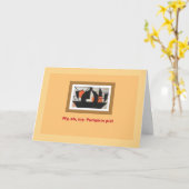 Pumpkin Pie "My, Oh, My" Erntedank Karte (Gelbe Blume)