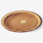 Pumpkin Pie Pappteller (Schrägansicht)