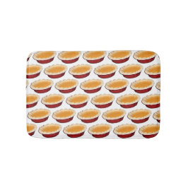 Pumpkin Pie Pattern Badematte
