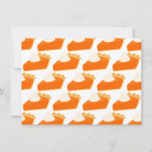 Pumpkin Pie Pattern Einladung (Vorderseite)