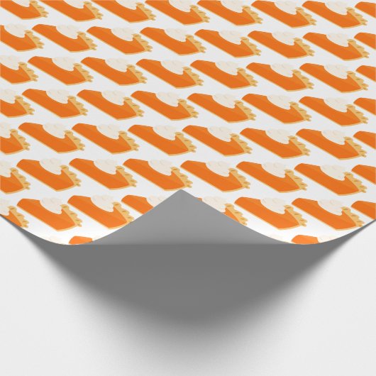 Pumpkin Pie Pattern Geschenkpapier (Ecke)