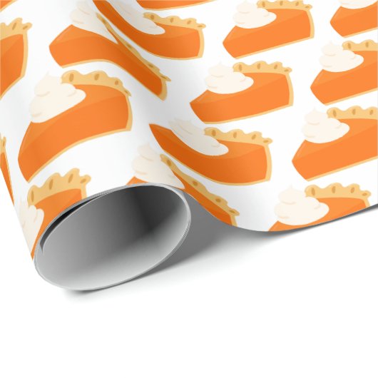 Pumpkin Pie Pattern Geschenkpapier (Rolleneckpunkt)