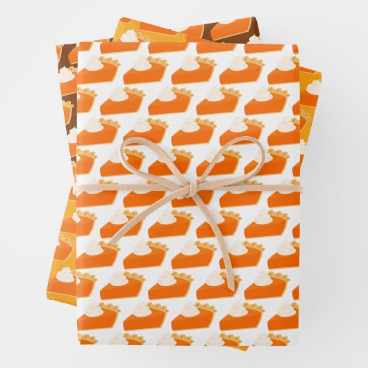 Pumpkin Pie Pattern Geschenkpapier Set (Beispiel)