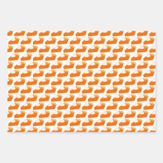 Pumpkin Pie Pattern Geschenkpapier Set (Vorderseite)