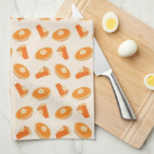 Pumpkin Pie Pattern Geschirrtuch (Viertel Falte)