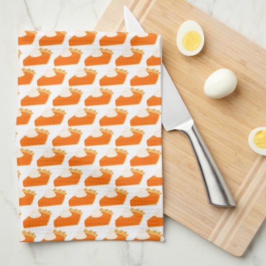 Pumpkin Pie Pattern Geschirrtuch (Viertel Falte)