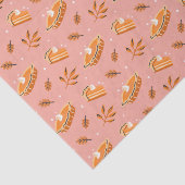 Pumpkin Pie Pattern Seidenpapier (Ausschnitt)
