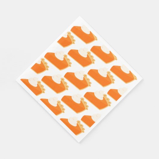 Pumpkin Pie Pattern Serviette (Ecke)