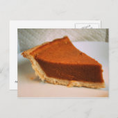 Pumpkin Pie Post Card Postkarte (Vorne/Hinten)