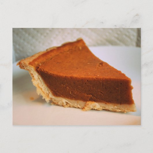 Pumpkin Pie Post Card Postkarte (Vorderseite)