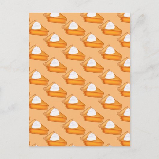 Pumpkin Pie Postkarte (Vorderseite)
