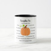 Pumpkin Pie Recipe Tasse (Zentrum)