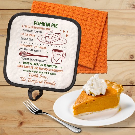 Pumpkin Pie Recipe Topflappen
