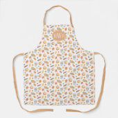 Pumpkin Pie Rezept Cosy Fall Favorites Monogram Schürze (Vorderseite)