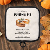 "Pumpkin Pie Rezept Gemütliche Geschenkideen Topflappen