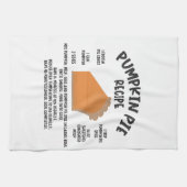 Pumpkin Pie Rezept Küchentuch (Horizontal)