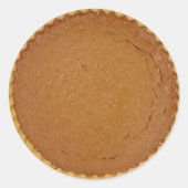 Pumpkin Pie Runder Aufkleber (Vorderseite)